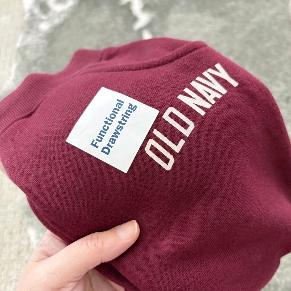 NWT Old Navy Kids Maroon Sweatpants Jogger Pants 5T